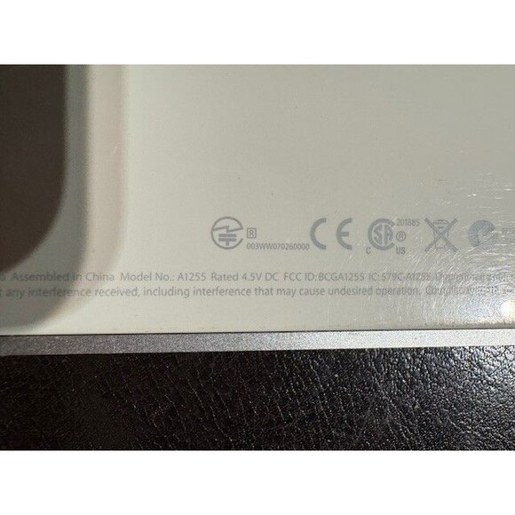 Apple Wireless Keyboard Bluetooth White Model# A1255 2007 - Picture 6 of 7